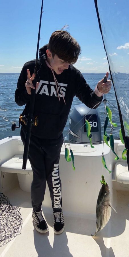 John escaping his house and going fishing 
