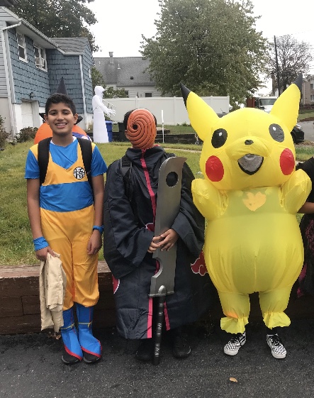 Kids trick-or-treat last year in Iselin, NJ.