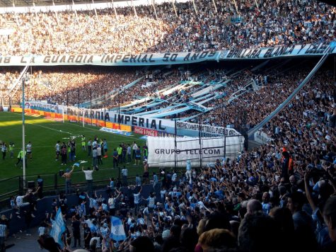 Argentina fans supporting their team during the world cup.  Photo Credit: Unsplash under the creative commons liceense.