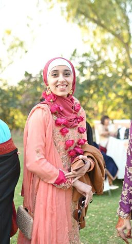Senior Amina Khan (Class of 2023) rocks a traditional dress at her uncles wedding in Pakistan.