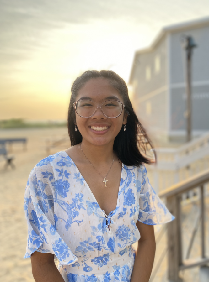 Graduating senior, Jasmin Yee, spending her summer at the beach.