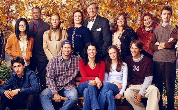 The main cast of Gilmore Girls in the early seasons of the show. Photo Courtesy: The WB and Everett Collection.