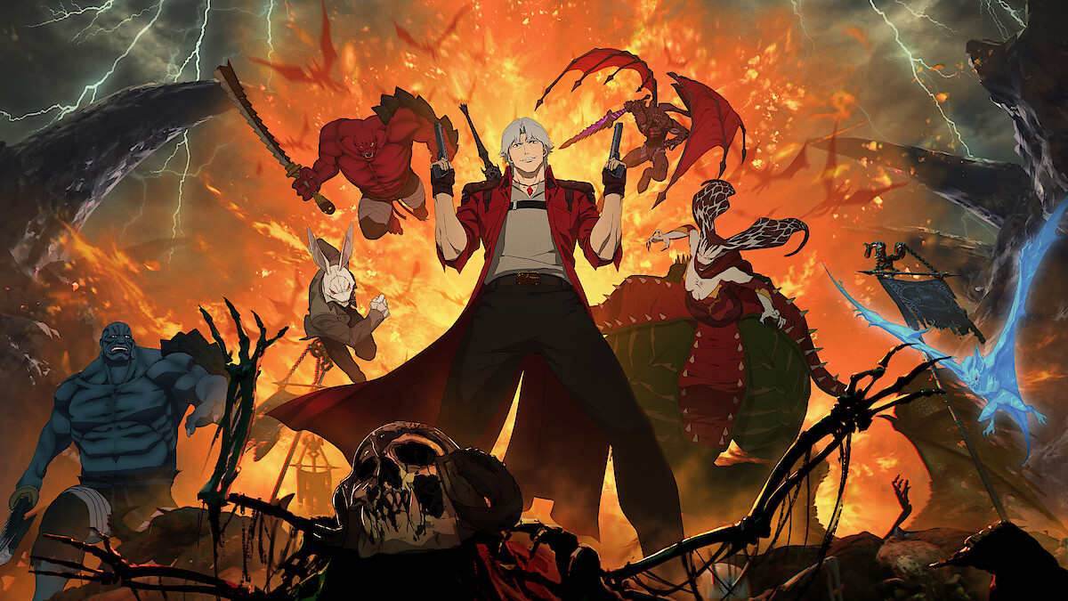 Dante fights his way through demons and devils to stop White Rabbits plan to open the gate to the Demon Realm, gaining new powers along the way. Photo courtesy of Netflix 