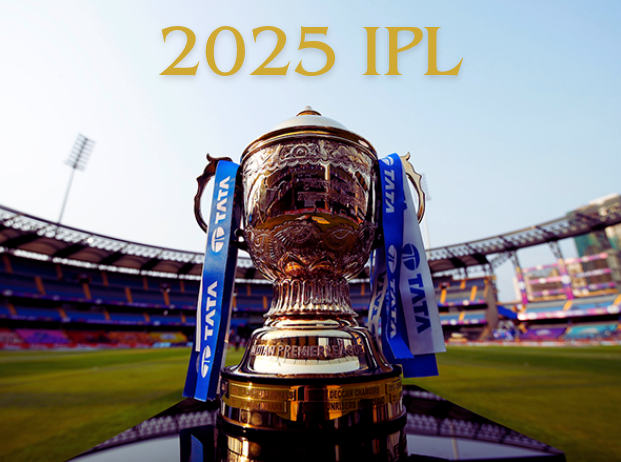 IPL champions trophy is set and ready to be won by the rising cricket teams (photo illustration). 
