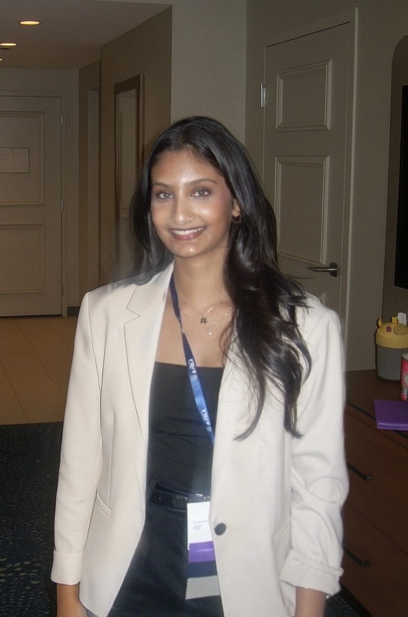 Senior Darshana Shah at her last FBLA trip at Harrah's resort in Atlantic City.
