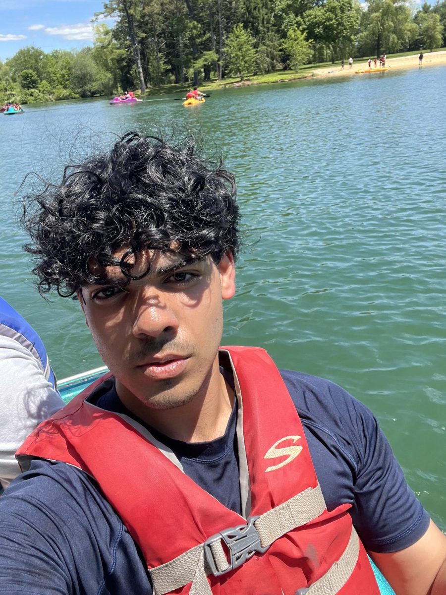 Senior Muhammad Ali enjoying his field trip at Frogbridge Daycamp.